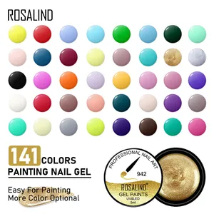 Гель-лак для ногтей ROSALIND, 5 мл, набор для рисования, гель-лаки для ногтей г., все для самостоятельного дизайна, гибридный лак