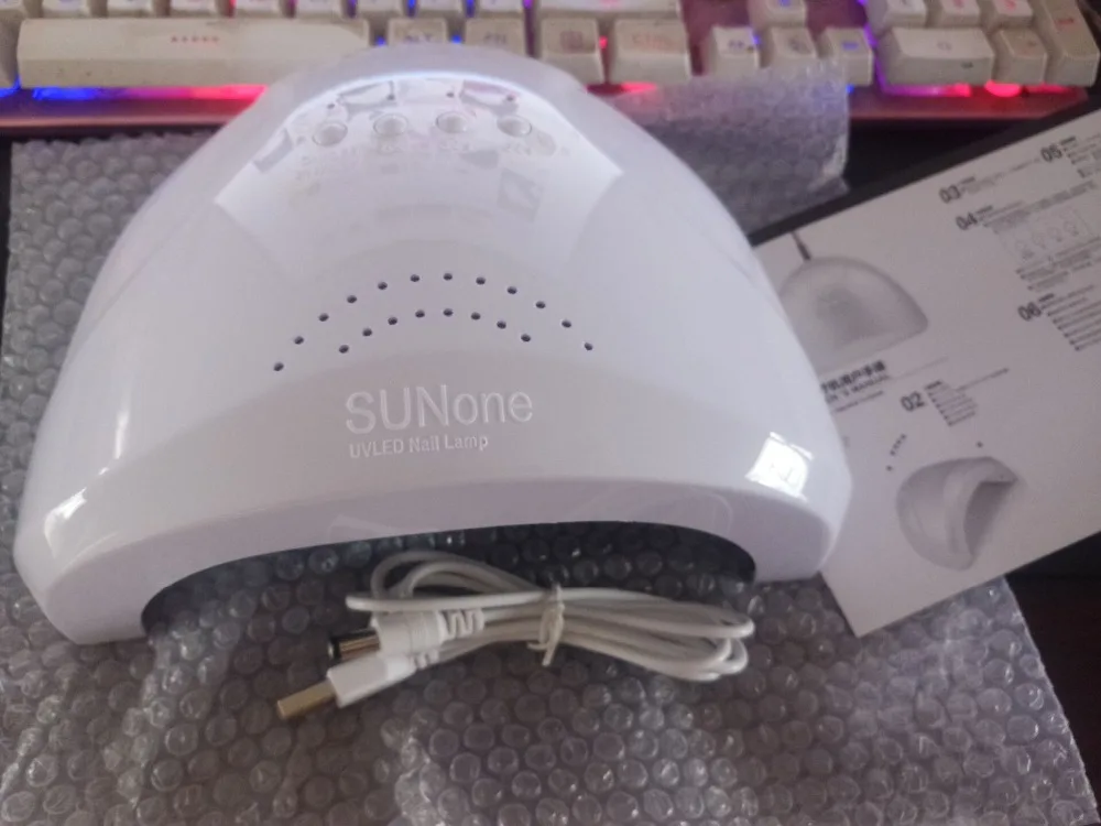 SUN1 48 Вт УФ-светодиодный светильник для ногтей, 3 таймера, светодиодный usb-разъем, лампа для ногтей, Гель-лак, Сушилка для ногтей, лампа для ногтей, светодиодная лампа для маникюра