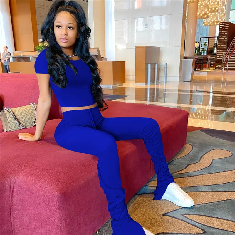 Женские брюки клеш 2020 джоггеры с коротким рукавом укороченные топы