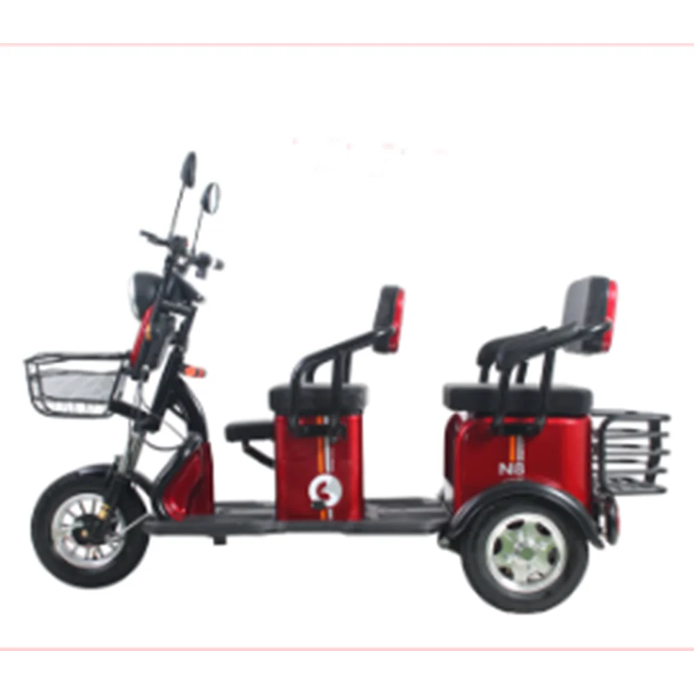 Электрический трехколесный велосипед 48 в 13 а скутер для захвата и падения