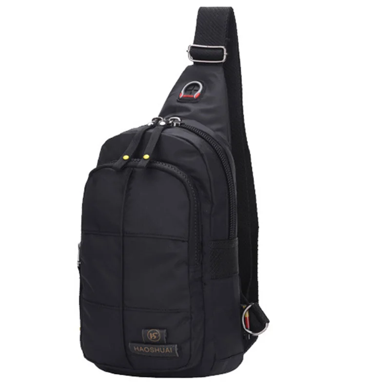 Мужской нейлоновый нагрудный рюкзак высокого качества маленькая сумка через