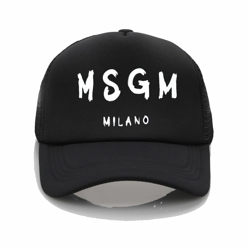 Модные шапки Msgm логотип унисекс регулируемая крышка спортивные бейсболки Кепка Солнцезащитная хип хоп шляпа