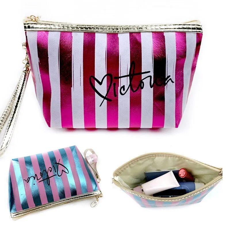 

Fashion PU Leather Cosmetic Storage Bags 2020 New Women Make Up Bag PVC Pouch Wash Toiletry Bag Travel Organizer Case
