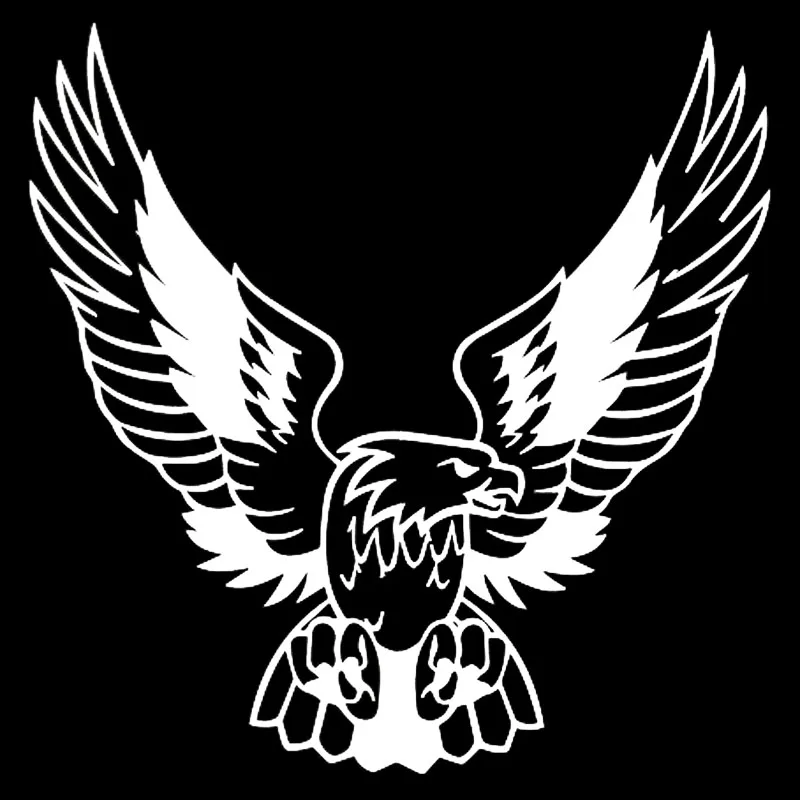 

13cmx13cm Eagle spreads its wings Car-Sticker Automobiles Motorcycles Window Bumper Laptop Vinyl Decal PVC Decorative Goods