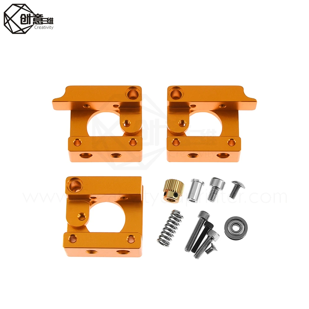 Креативный 3D принтер Алюминиевый Экструдер Mk8 для экструдера Ender 3 CR10 CR 10S PRO RepRap 1 75