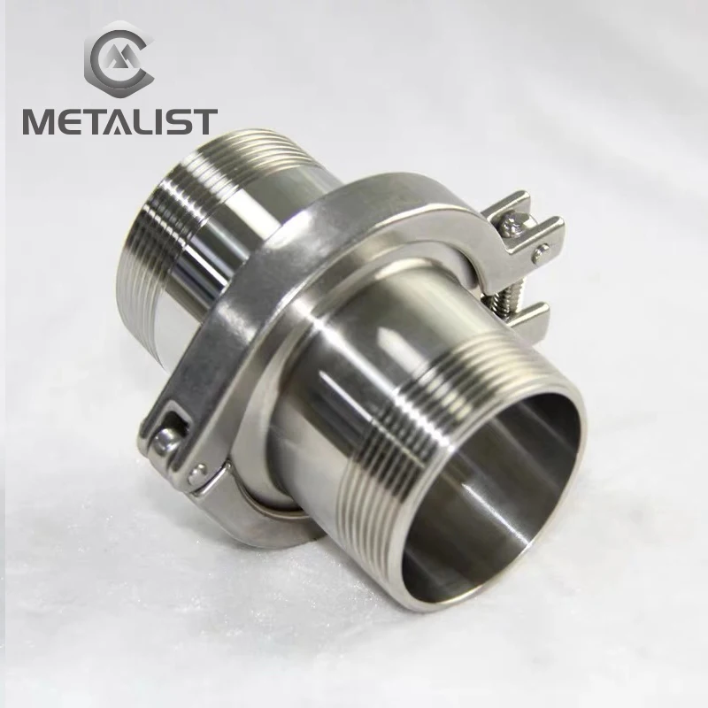 METALIST 1&quot DN25 Stainless Steel SS304 Sanitary Male Threaded Ferrule OD 50.5 Pipe Fitting fit for 1.5&quot Tri Clamp | Обустройство