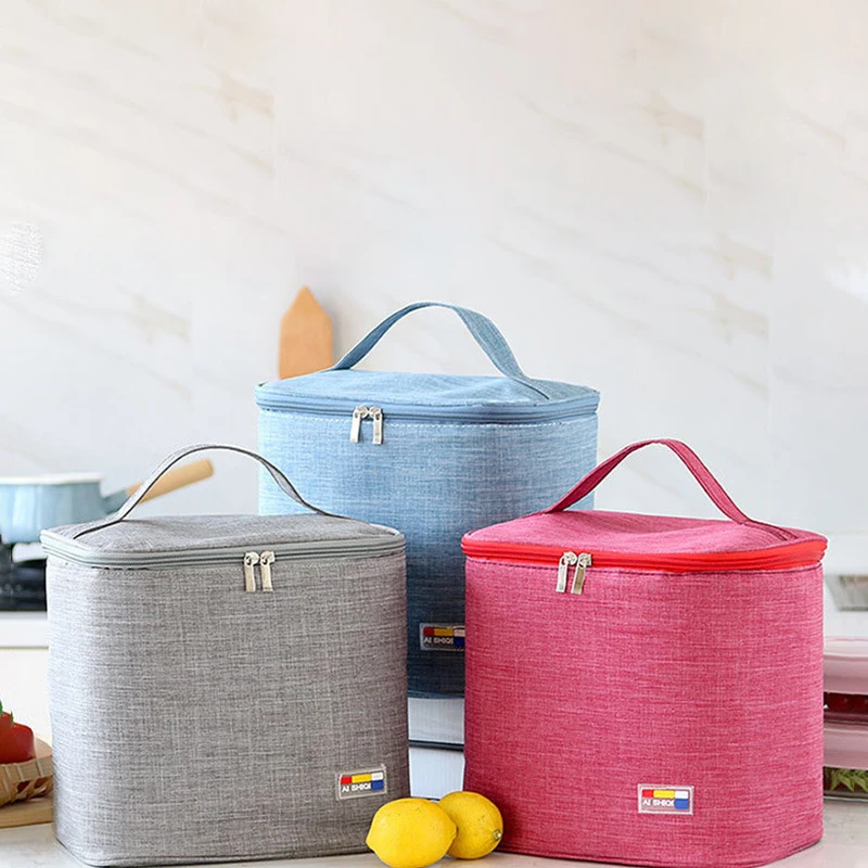 

Outdoor camping Thermal Insulated Lunch bag Large Capacity waterproof picnic bags traving hiking protable fruit Food Storage bag