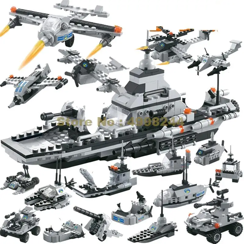 472 шт. военный 3в1 БОЕЦ ВЕРТОЛЕТ бронированный автомобиль подводная лодка корабль