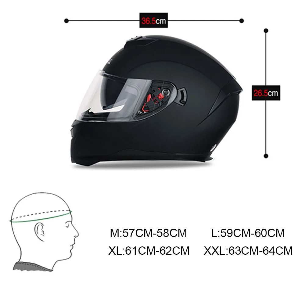 Мотоциклетный шлем с откидной крышкой модульный мотоциклетный двойными линзами
