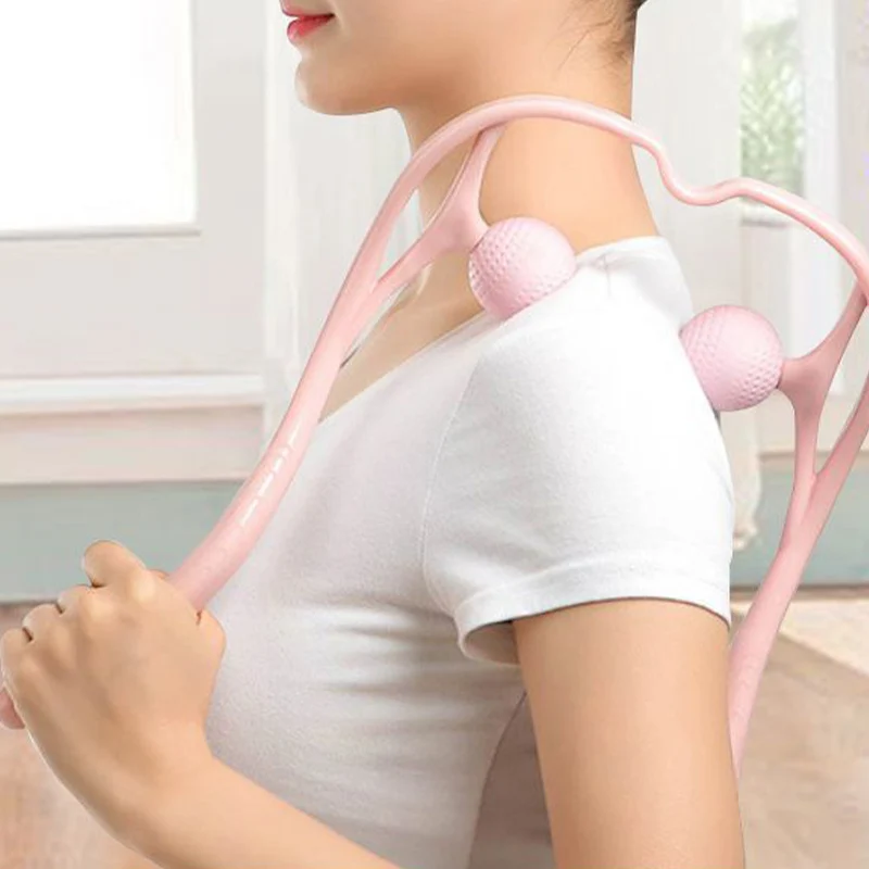 

Plastic Pressure Point Therapy Neck Massageador Massagem Relieve Hand Roller Neck Massager for Neck Shoulder Trigger Point 2021