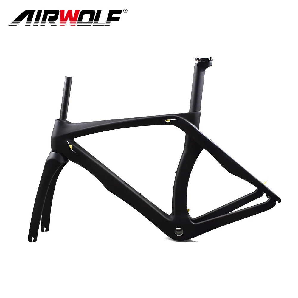 Accept OEM painting carbon road frame avaliable BSA/PF30/BB30 racing bike with U/V brake | Спорт и развлечения