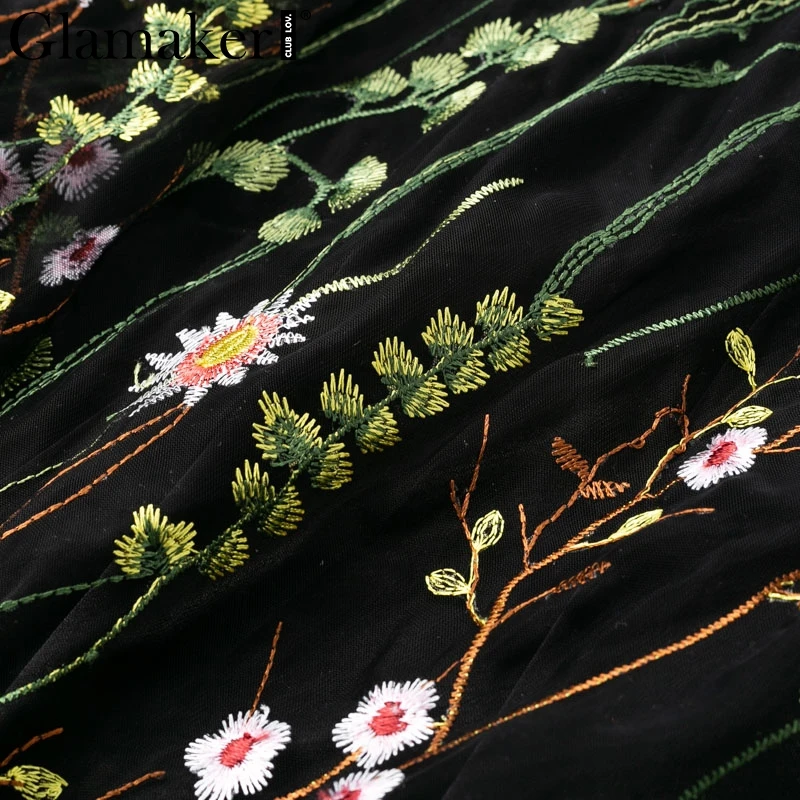 Сексуальные Глубокий V без рукавов Вышитые тонкие открытая спина большие качели