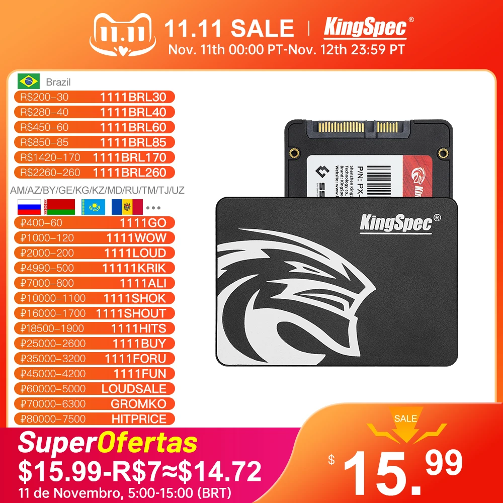 KingSpec 512GB SSD SATAIII 2.5 Inch HDD 256gb SATA3 128GB 6GB/S Hard Drive 240GB SSD For Laptop Internal Solid State Hard Disk