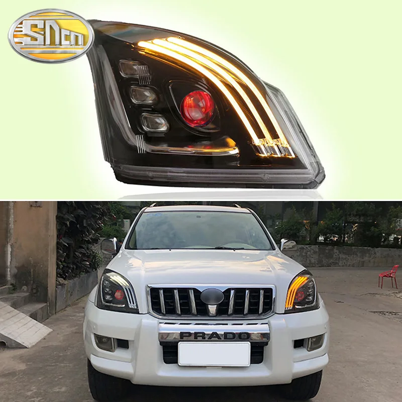 SNCN автомобильный Стайлинг светодиодный фонарь в сборе для Toyota Prado 120 FJ120 2003 - 2009