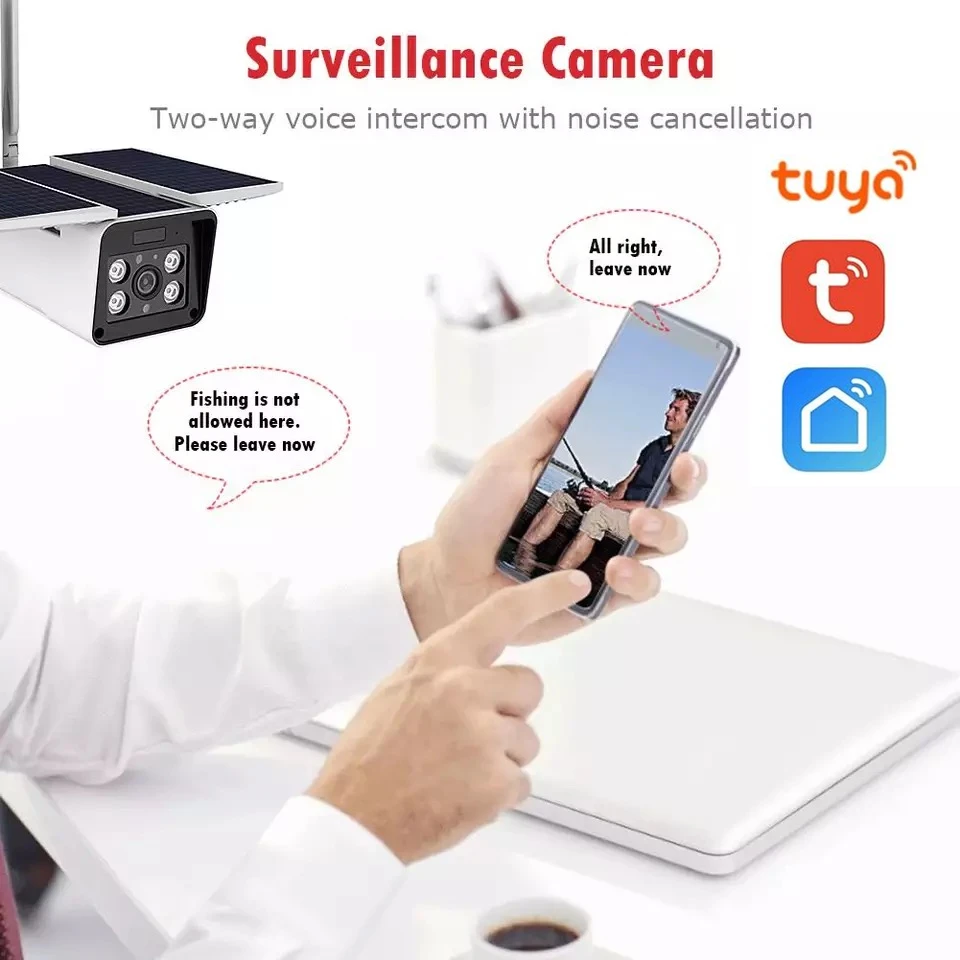 Смарт-Камера Tuya на солнечной батарее HD 1080P IP66 | Автомобили и мотоциклы