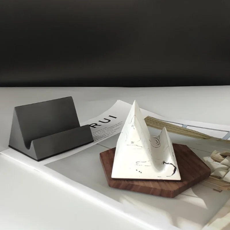 simple nordic desktop mobile phone holder concrete tablet stand for iphone desk cell phone holder stand portable mobile holder free global shipping