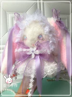 original hand made hana no ko lunlun lolita rabbit bear bag girlfriend birthday gift jk soft sister messenger bag