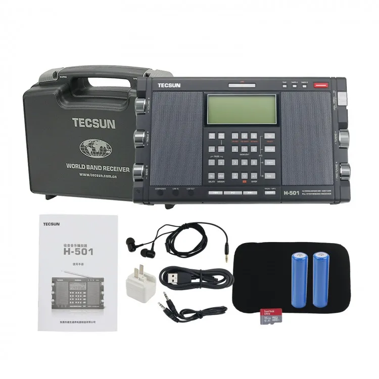 

H-501 Dual-Speaker Music Player DSP SSB Portable Full Band Radio