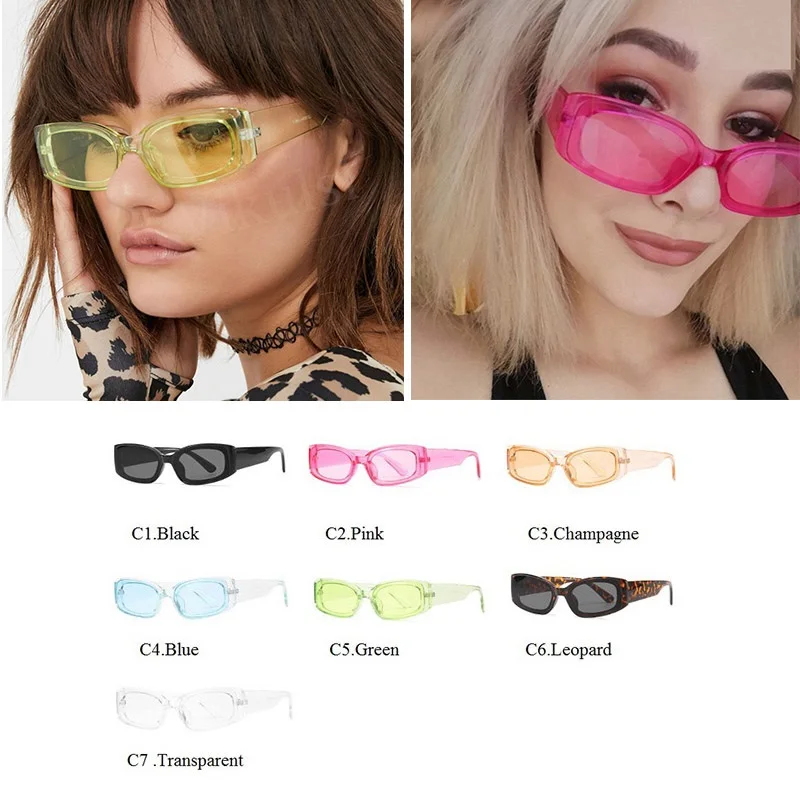 

Wholesale Cat Eye Shades Small Sunglasses Women Candy Colors Lens Narrow Frame Sun Glasses Female Sexy Cute Eyewear Glasses Men