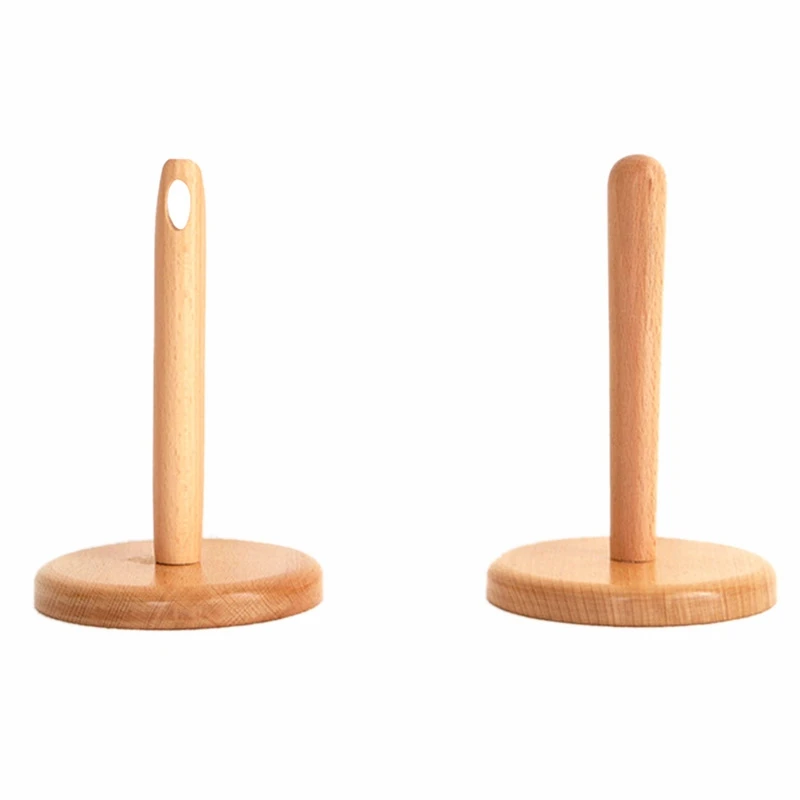 

2 шт деревянная столешница Бумага Полотенца стеллаж для выставки товаров из натурального джута нить группа стеллаж многофункциональная де...