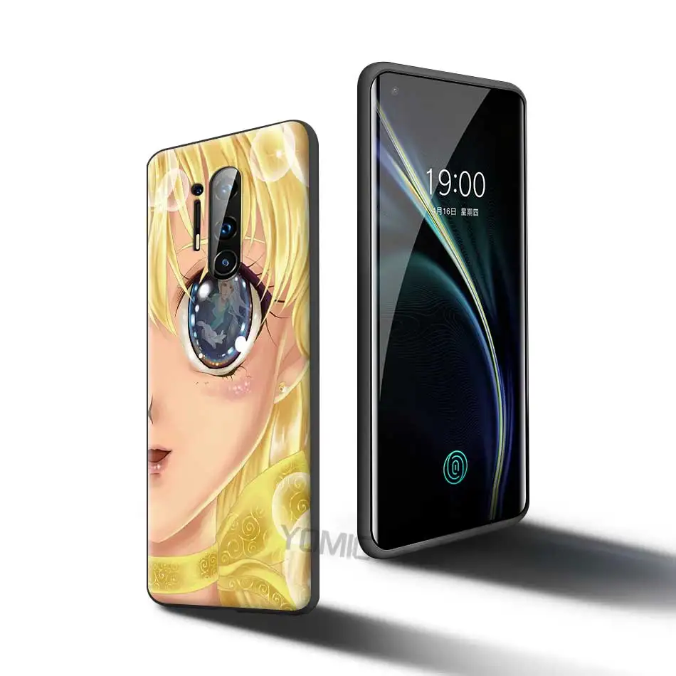 

Sailor Moon Cute Case for OnePlus 8 Nord N100 N10 7 8T 7T Pro 5G Z Black Soft Phone Cover for 1+ 8Pro 7Pro Silicone Coque Bumper