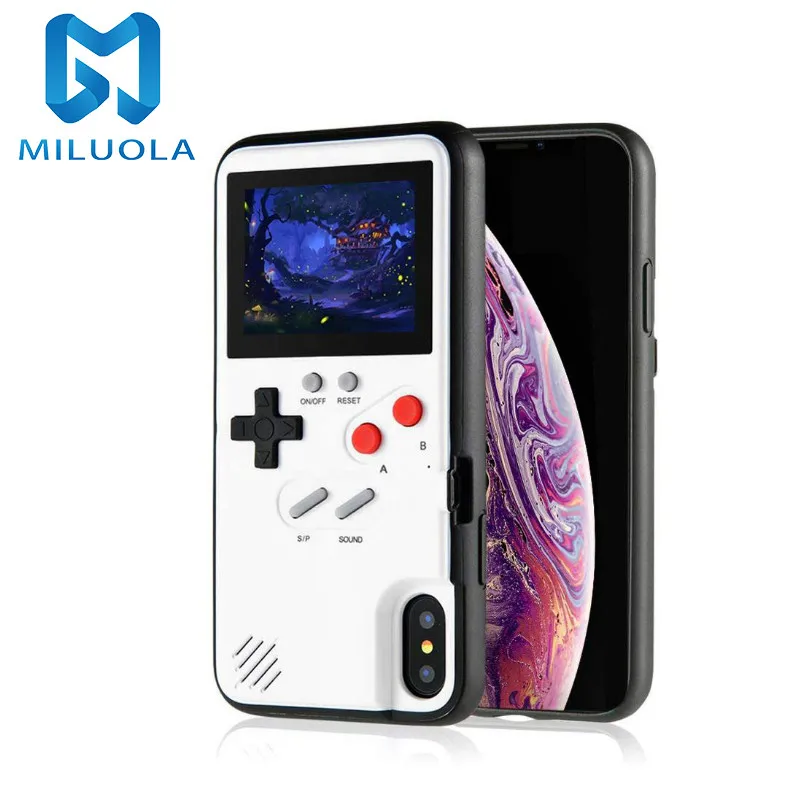 Прямая поставка полноцветный дисплей чехол для телефона Gameboy iphone 11 Pro Max 6 6s 7 8 Plus