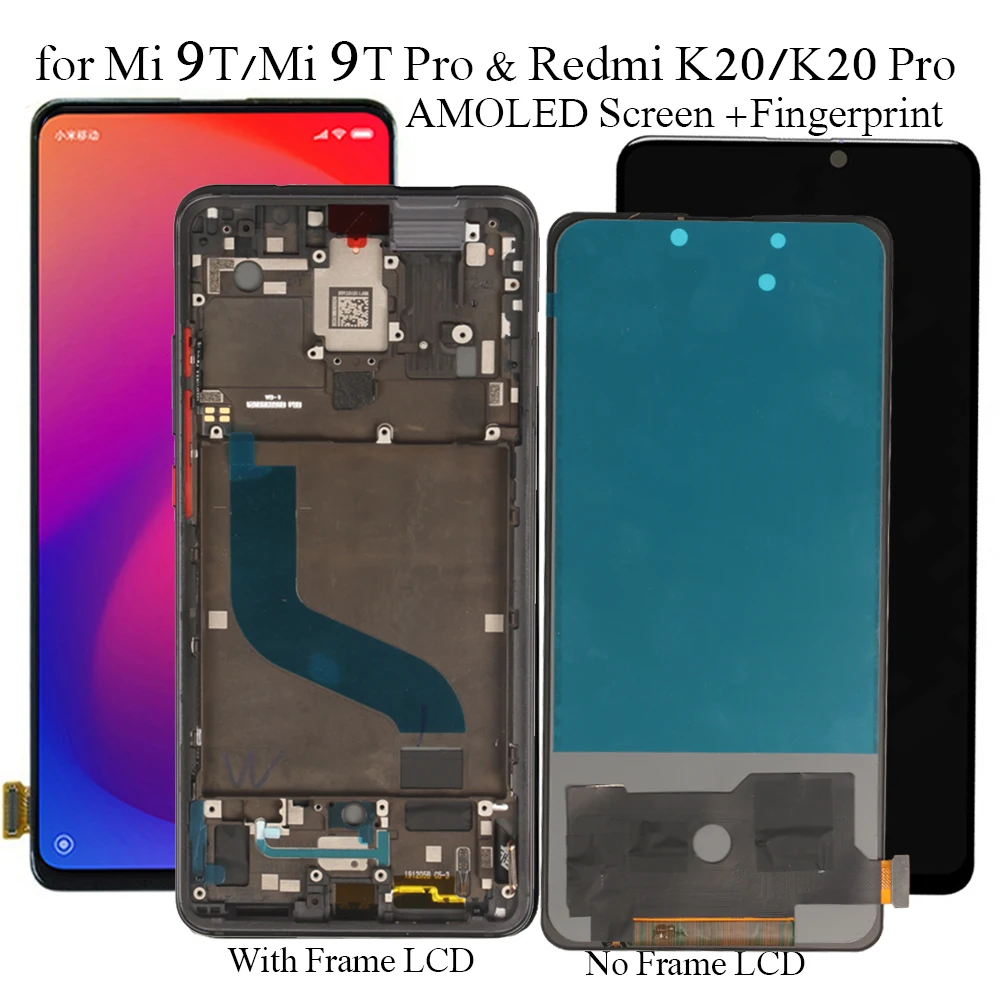 Экран Amoled для Xiaomi Mi 9 T Pro сменный сенсорный экран Redmi K20 K 20 ЖК дисплей с цифровым