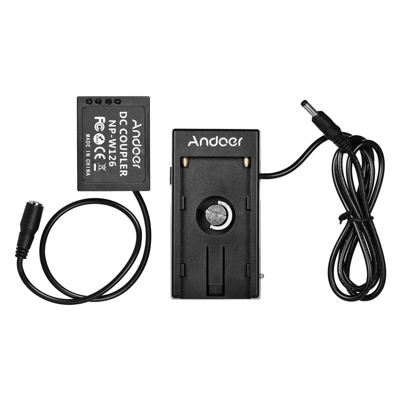 NP W126 пустышка Аккумуляторный Соединитель с прямым кабелем + F970 F750 Батарейный