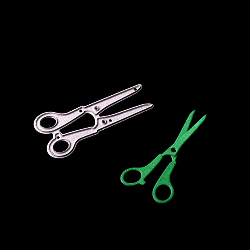 Сделай сам острые листья ножницы кнопка кролики скрапбукинг металлические