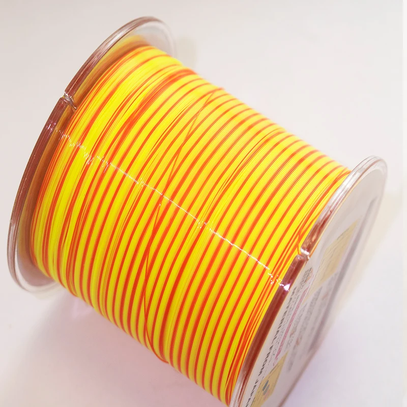500m Semi-floating Fishing Line Monofilament Double Color Rock Fishing-Line Resistance Jack Sea Pole Fishing Accessories Tools enlarge