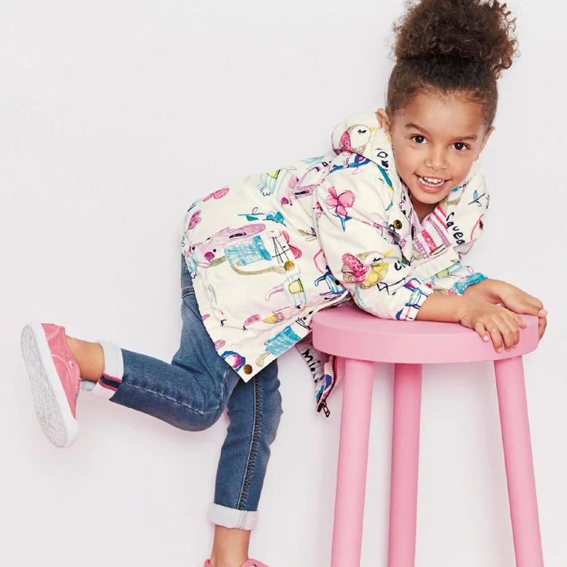 

Куртка детская осенне-Весенняя на молнии с капюшоном и длинными рукавами