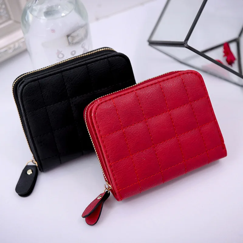 Женские кошельки женский модный милый кошелек на молнии кожаный держатель для