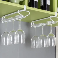 creativity hanging wine glass rack under cabinet mount metal wine glass storage hanger bar wine glasses holder shelf storage