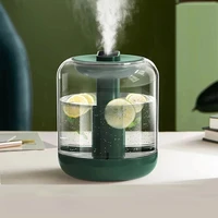 capacity air humidifier rechargeable 2000mah battery aroma essential oil diffuser usb mist maker led light for home