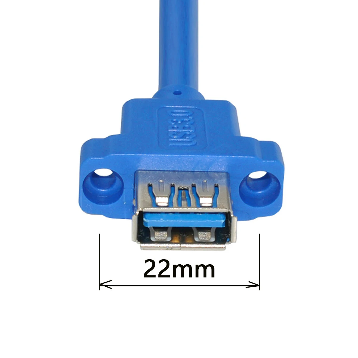 

CY USB 3.0 A Type Male to Female Extension Cable with Panel Mount Screws Holes