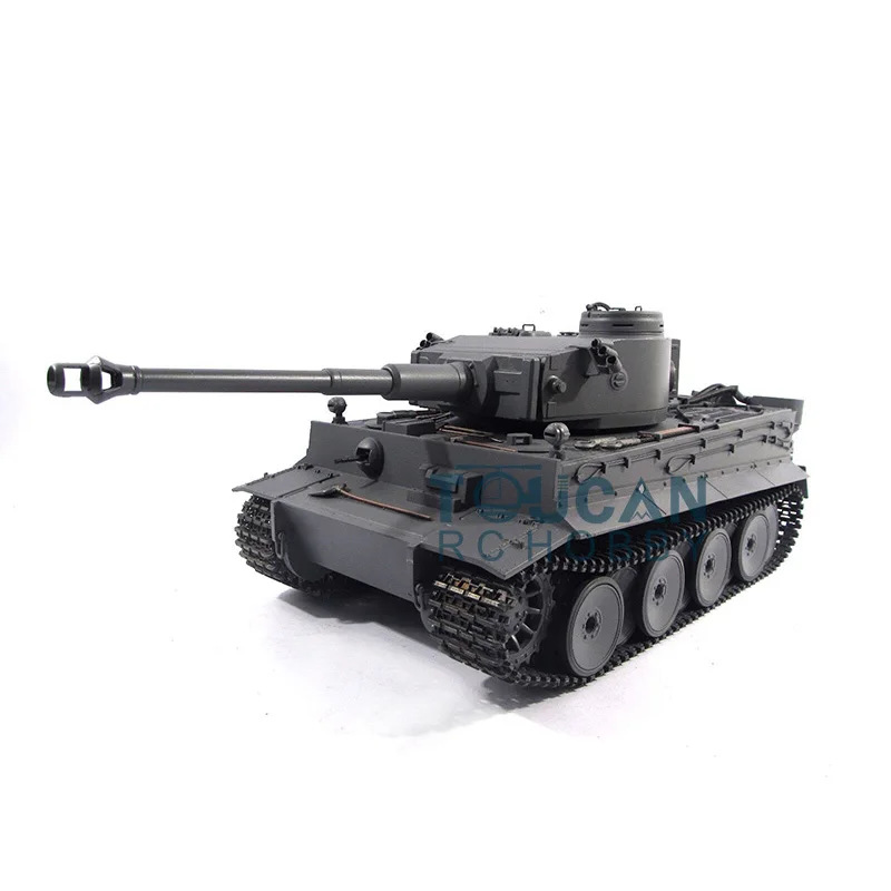 Mato 100% металлический 1/16 Tiger I RC Tank KIT/RTR модель BB съемные гранулы серого цвета 1220 TH00650