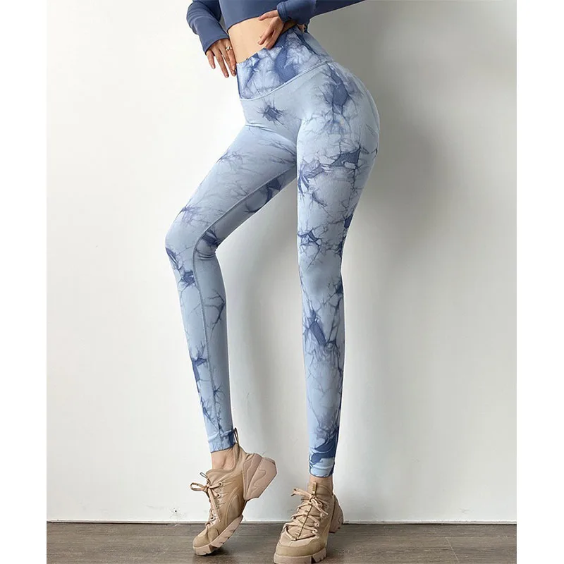 

2021 Seamless Yoga Leggings Gym Women Sexy Sports Pants Female High Waist Yoga Pants Print Seamless Leggings Joggers Women