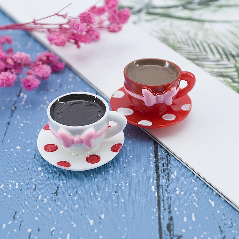 6 шт./лот Милая кофейная чашка сделай сам полимерные аксессуары для ювелирных