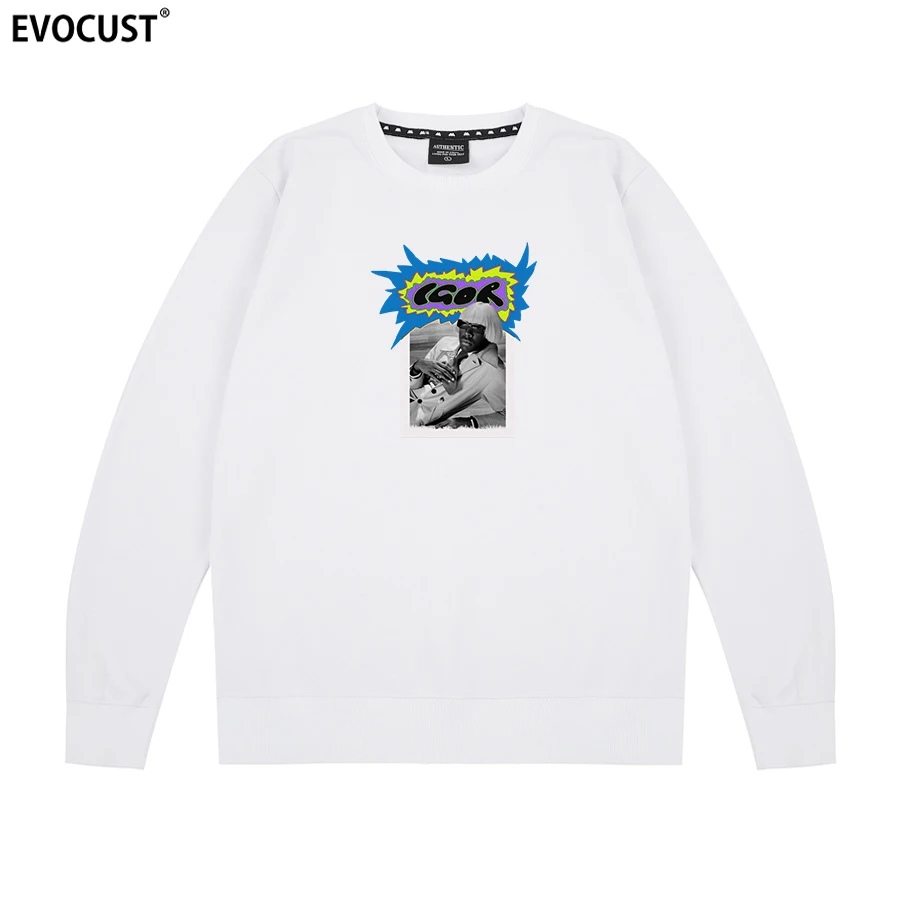 Худи унисекс из чесаного хлопка в стиле хип-хоп | Мужская одежда