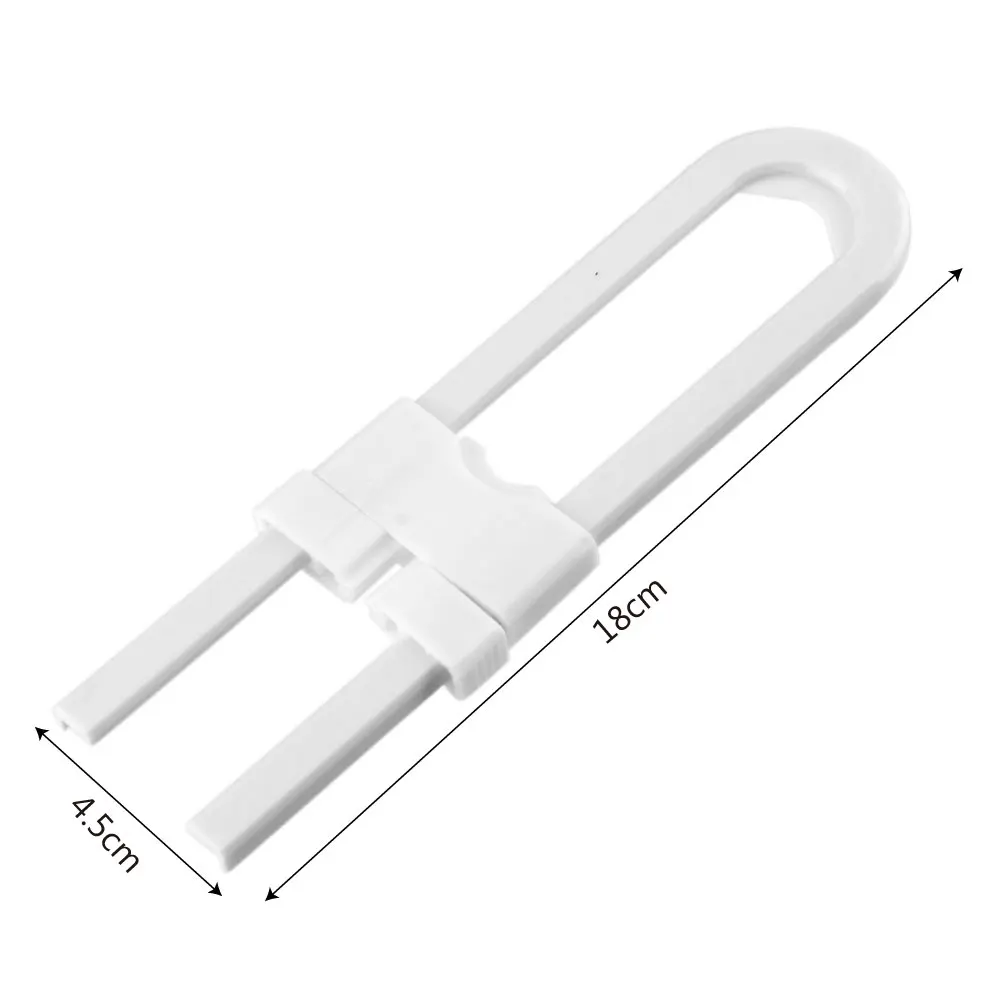 

Prevent Child From Opening Drawer Cabinet Door U Shape Baby Safety Lock Protection Lock Children Safety Lock