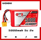 Новый аккумулятор большой емкости GAONENG 5000 мАч 2S 7,4 В 5C Radiomaster TX16S с пультом дистанционного управления