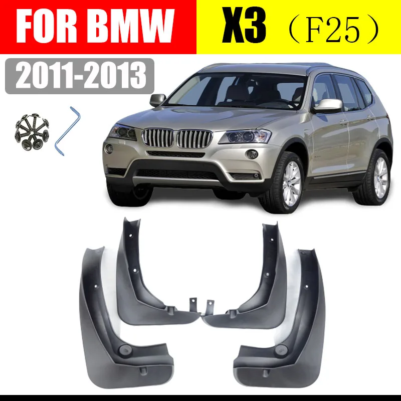 Car Mud-Flaps Front Rear Splash Guards Mudguards Mudflap Fenders For BMW X3 2011-2013 F25 | Автомобили и мотоциклы