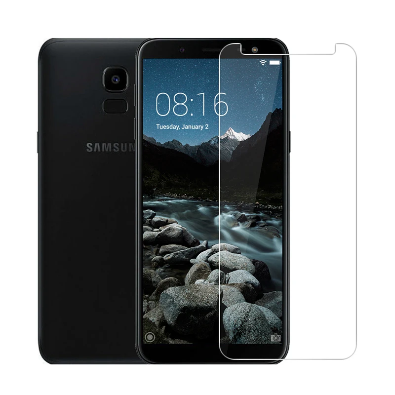 9H Hard Film Tempered Glass on For Samsung Galaxy A30 A40 A50 A10 Screen Protectors A3 A5 2016 A7 2017 | Мобильные телефоны и