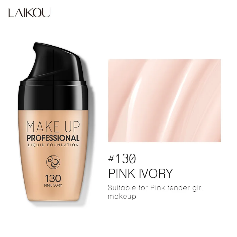 30ml Pink Ivory 130 30 мл Крем-основа для лица водостойкий стойкий консилер жидкий профессиональный макияж полное покрытие матовая основа для макияжа - Цвет: 30ml Pink Ivory 130