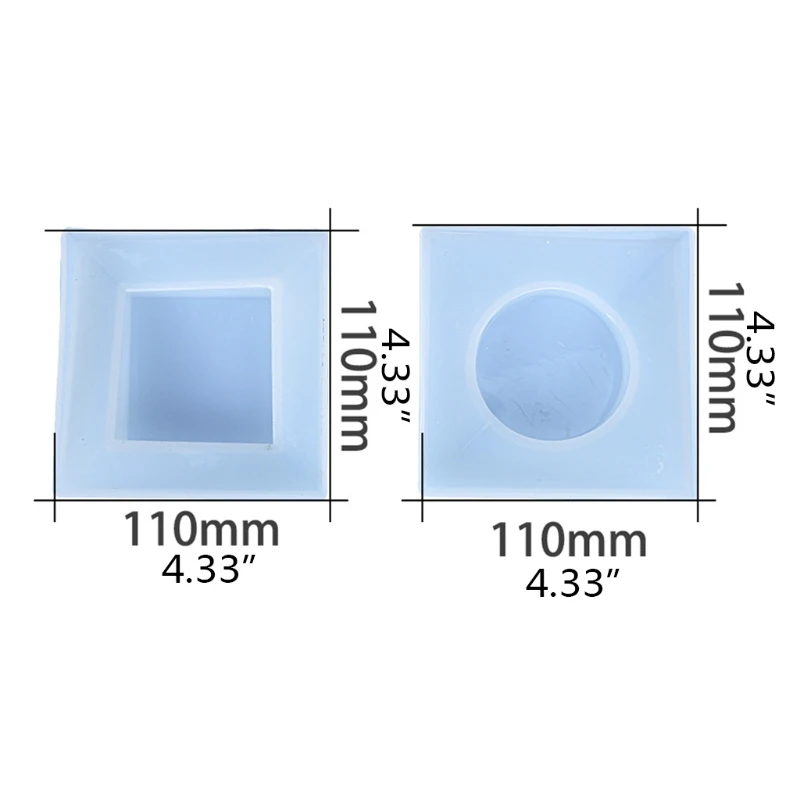 

Round/Square Ashtray Silicone Mold Epoxy Resin Mold Resin Casting Pendant Mold Suitable for Diy Resin Crafts
