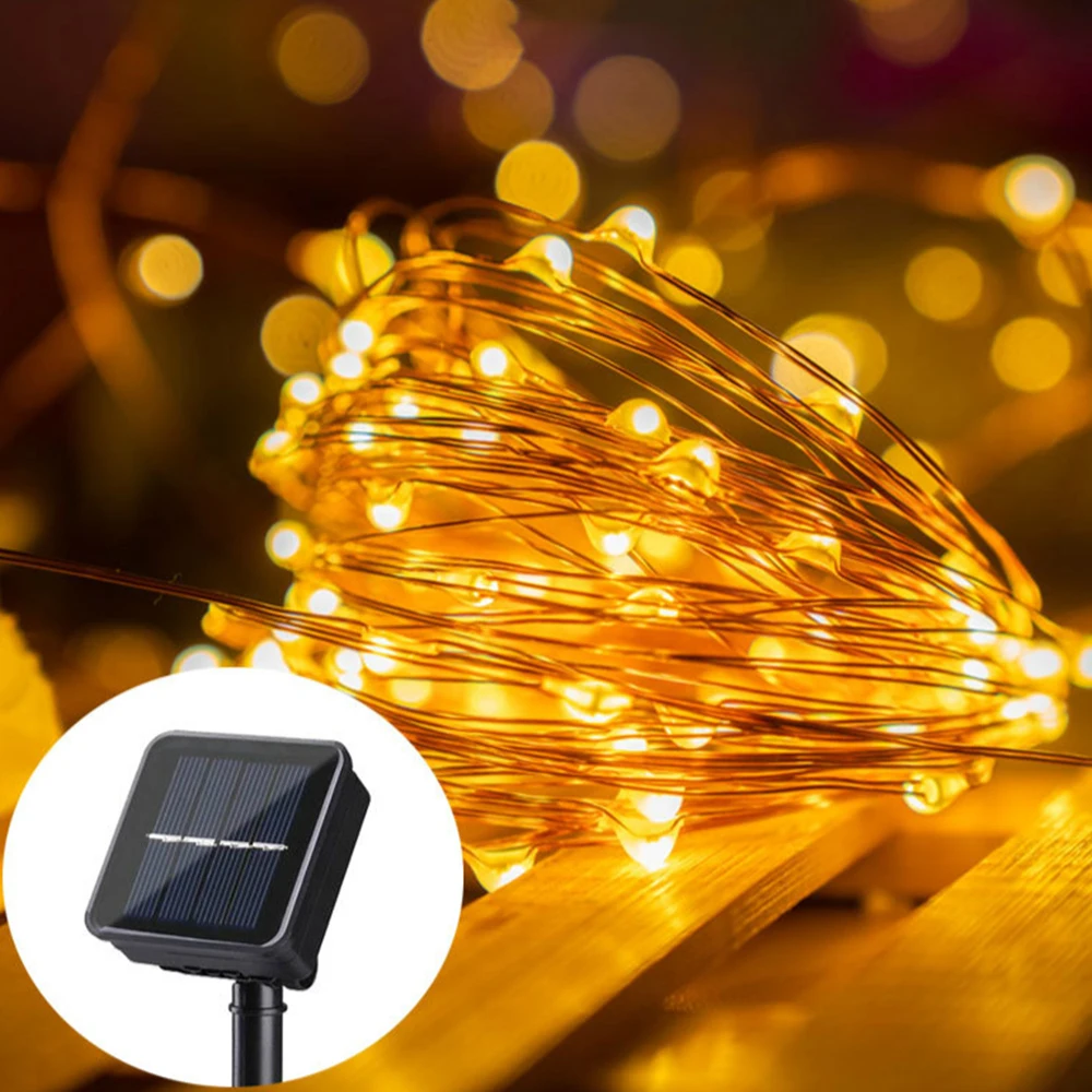 Уличная светодиодная гирлянда праздничная Новогодняя сказочная для