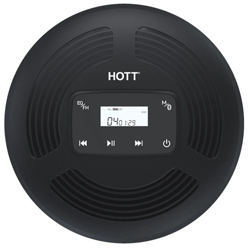 

Портативный CD-плеер, Bluetooth CD-плеер, Hi-Fi плеер, музыкальный проигрыватель для учебы и работы, разъем US