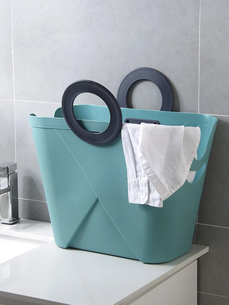 

Household Laundry Basket Dirty Laundry Artifact Toy Storage Basket Plastic Storage Basket