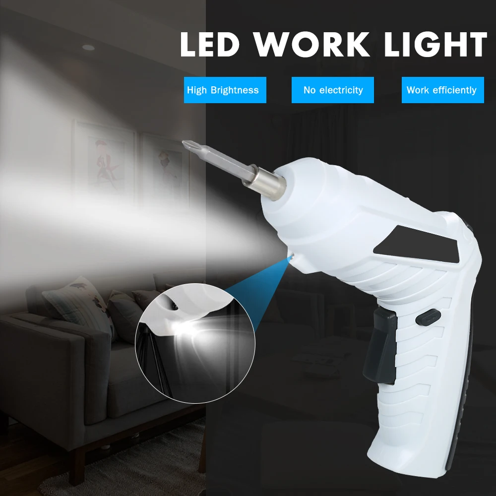 47 шт. набор электрических отверток литиевая батарея перезаряжаемая дрель