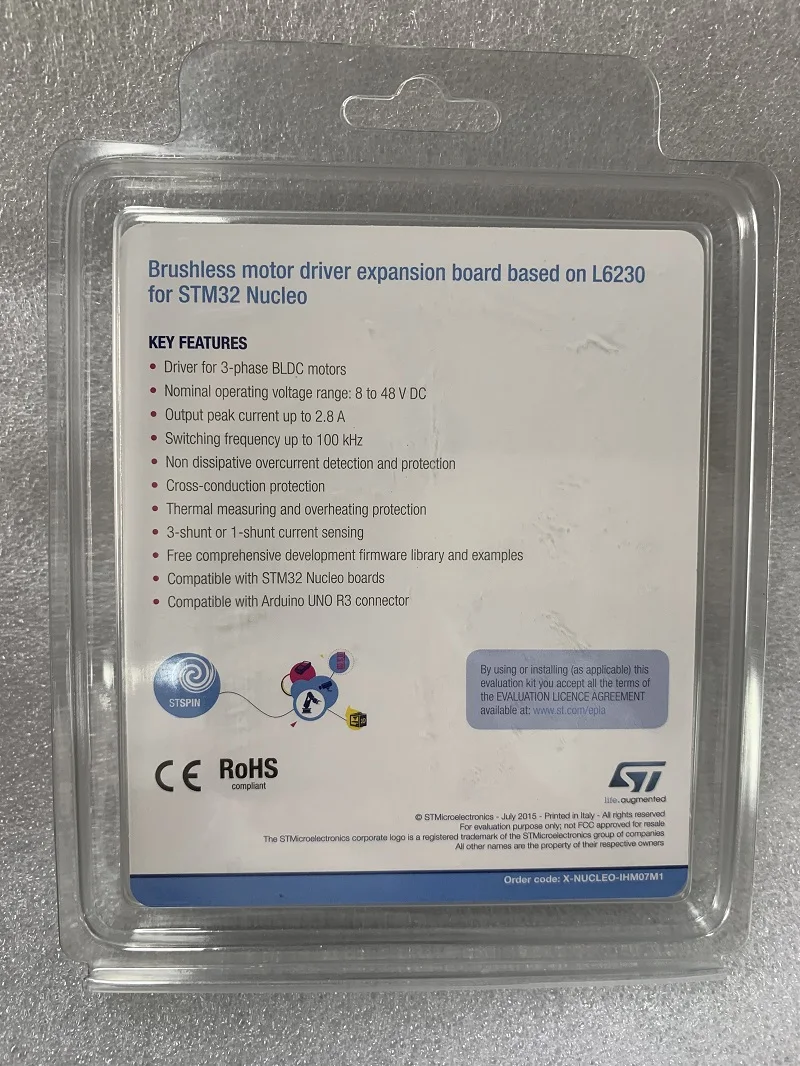 X-NUCLEO-IHM07M1 ST L6230PD бесщеточный мотор драйвер плата расширения на L6230 для STM32 Nucleo